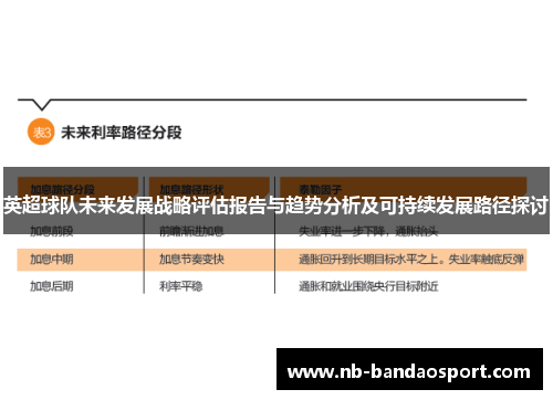 英超球队未来发展战略评估报告与趋势分析及可持续发展路径探讨