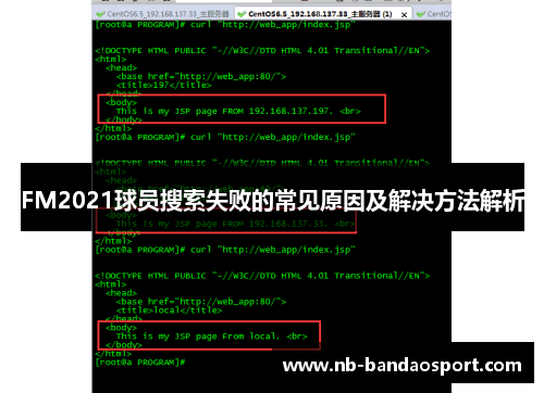 FM2021球员搜索失败的常见原因及解决方法解析